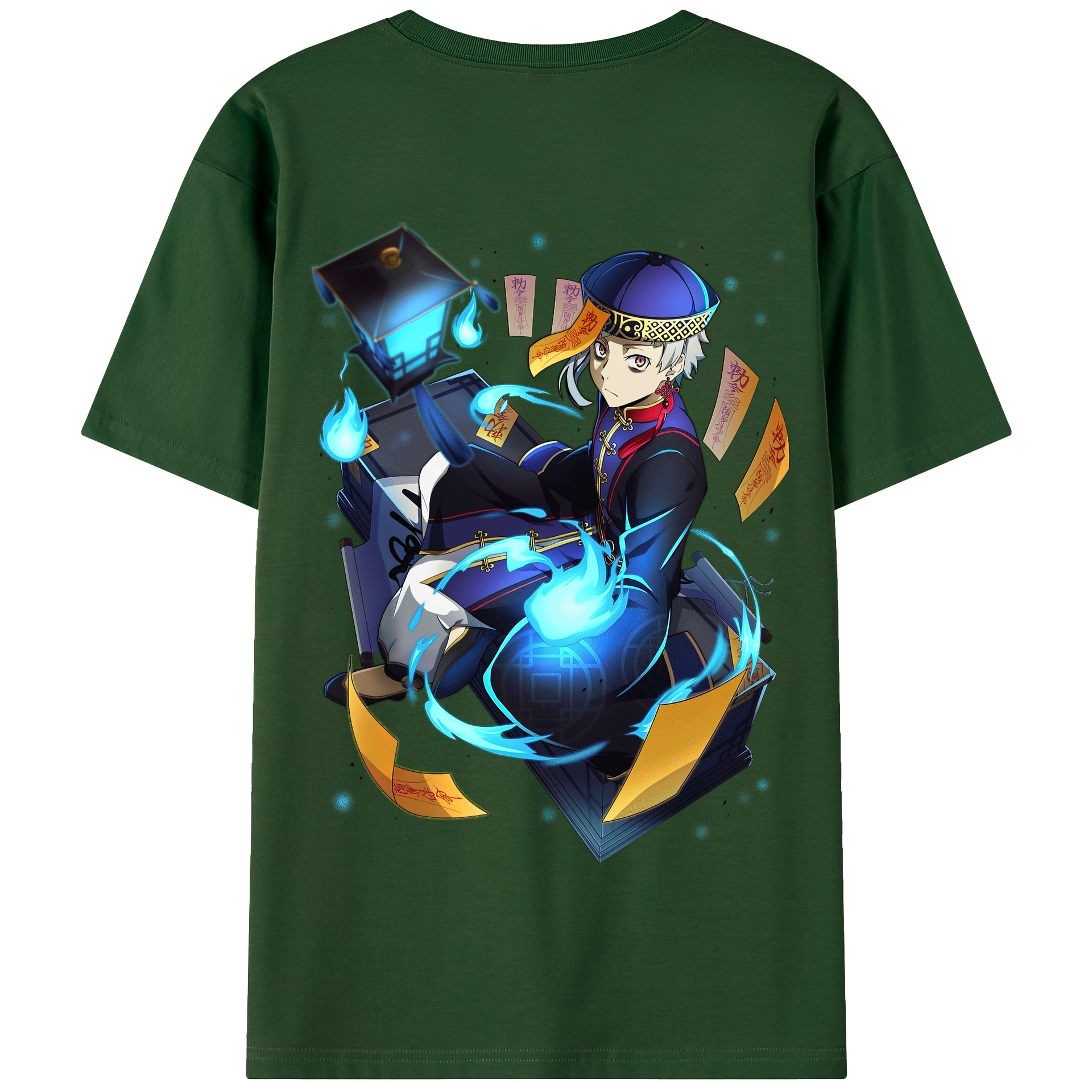 （画像用） 文豪ストレイドッグス Bungo Stray Dogs 綿100％半袖Tシャツ（背面プリント）